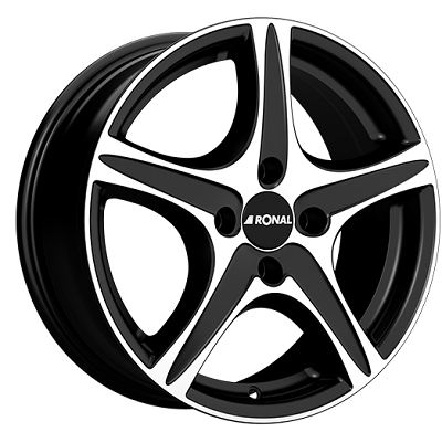 Ronal R56 MATTSCHWARZ-FRONTKOPIERT