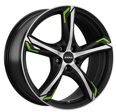 Ronal R62GRE JETBLACK-MATT-FRONTKOPIER JETBLACK-MATT-FRONTKOPIERT