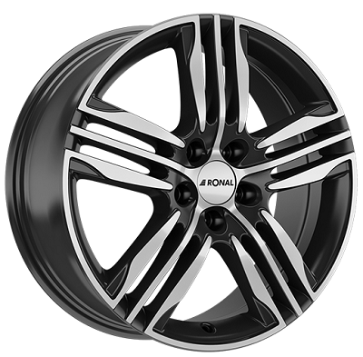 Ronal R57 SCHWARZ-FRONTKOPIERT