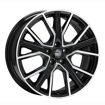 Wheelworld WH34 Schwarz Hochglanzpoliert 