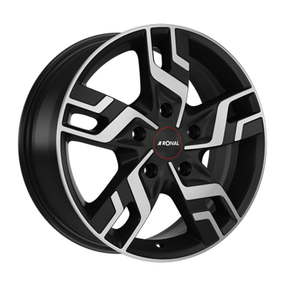 Ronal R64 JETBLACK-MATT-FRONTKOPIER