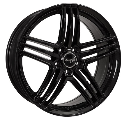 Wheelworld WH12 Schwarz glu00e4nzend lackiert 