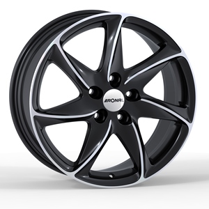 Ronal R51T jetblack-frontkopiert