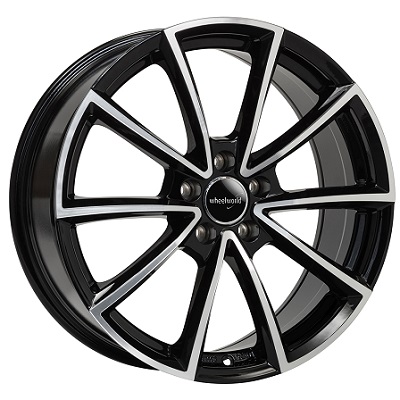 Wheelworld WH28 Schwarz Hochglanzpoliert