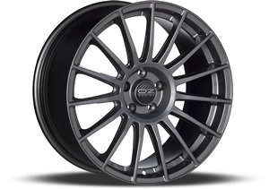 OZ SUPERTURISMO LM MATT GRAPHITE + SILVER LE LETTERING