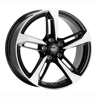 Wheelworld WH36 Schwarz Hochglanzpoliert 