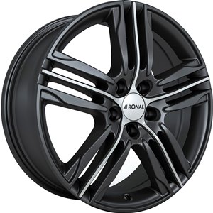 Ronal R57 MATTSCHWARZ-FRONTKOPIERT