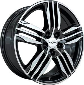 Ronal R57 SCHWARZ-FRONTKOPIERT