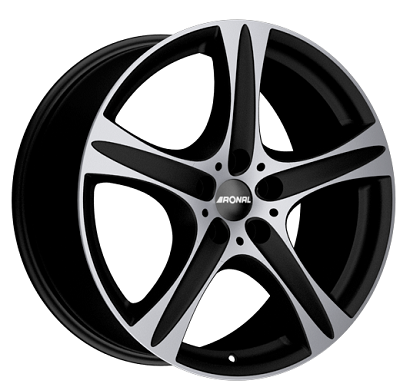 Ronal R55SUV MATTSCHWARZ-FRONTKOPIERT