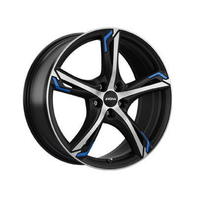 Ronal R62BLUE JETBLACK-MATT-FRONTKOPIER JETBLACK-MATT-FRONTKOPIERT