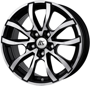 Rc design RC23 schwarz poliert front-poliert