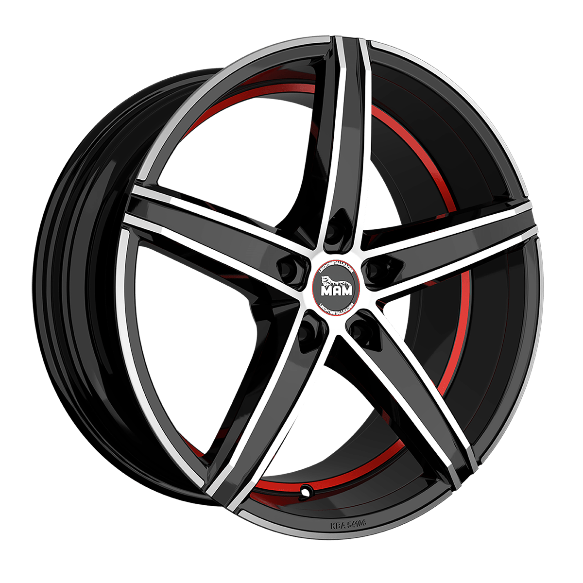 Mam OX-18 BLACK FRONT POLISH RED INSIDE