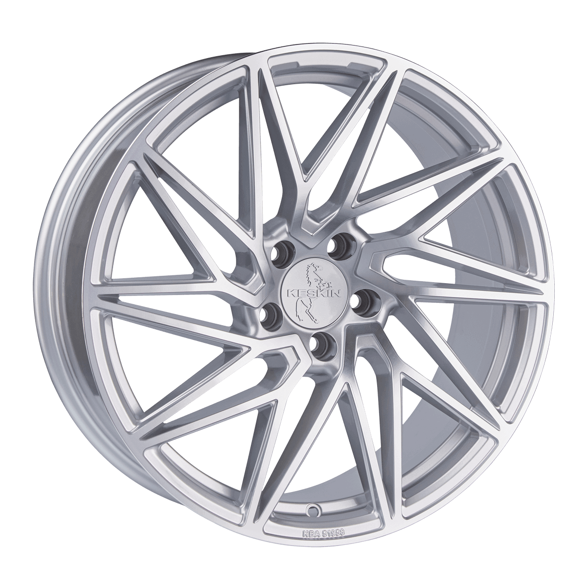 Keskin tuning KT20 SILVER FRONT POLISH