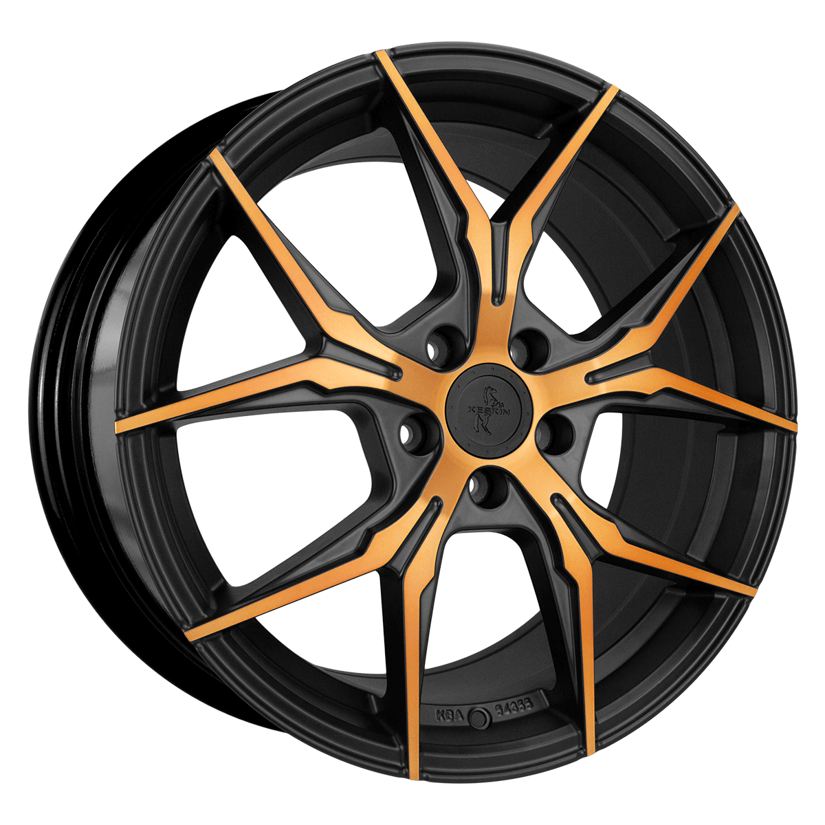 Keskin tuning KT19N MATT BLACK FRONT COPPER