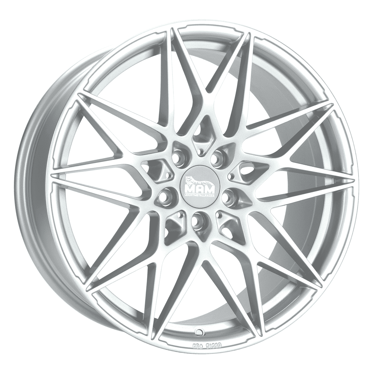 Mam B2N SILVER PAINTED