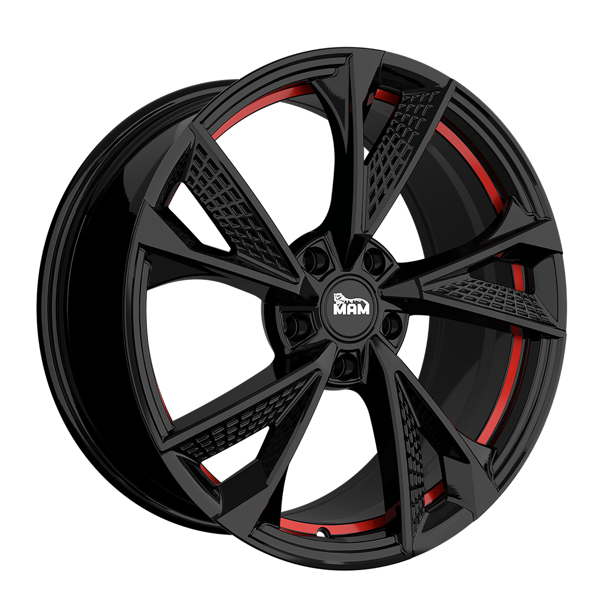 Mam RS6 BLACK PAINTED RED INSIDE