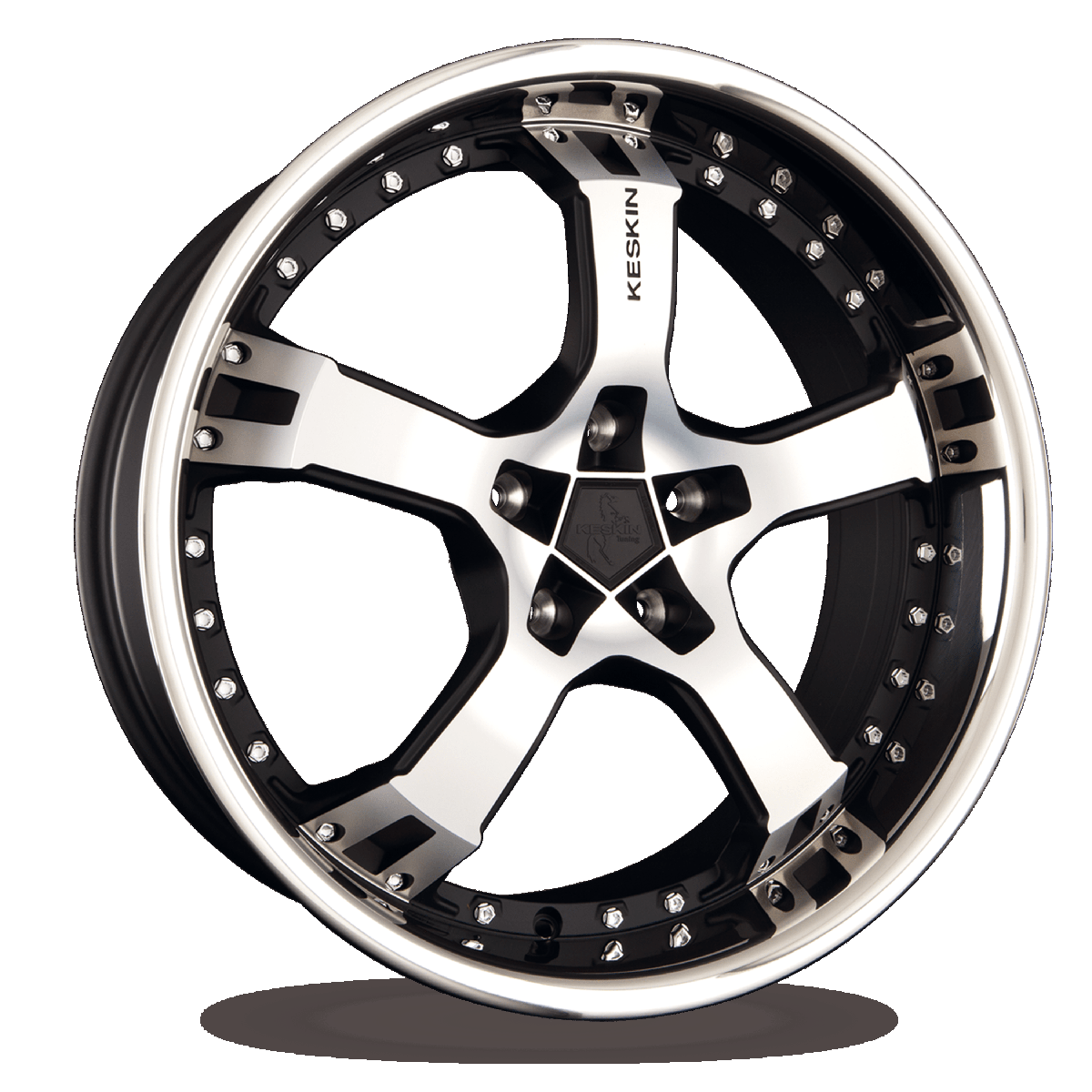 Keskin tuning KT10 MATT BLACK FRONT POLISH SL