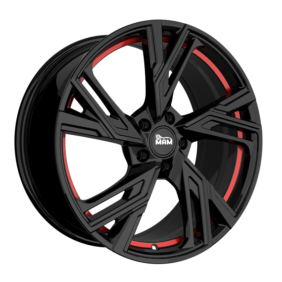 Mam RS5 BLACK PAINTED RED INSIDE