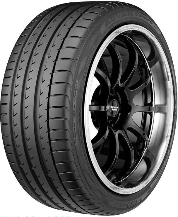 Yokohama  ADVAN SPORT V105D 102Y XL RO1 RPB DOT22 DAB73