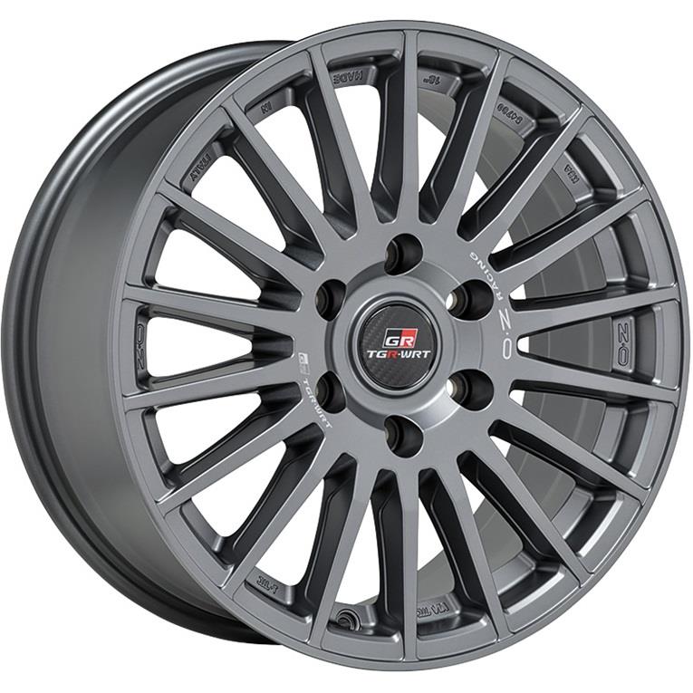 OZ Racing Rally Desert TGR-WRT Matt Graphite + Silver Lettering 