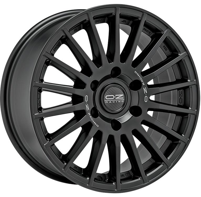 OZ Racing Rally Desert Matt Black Silver Lettering 6H 