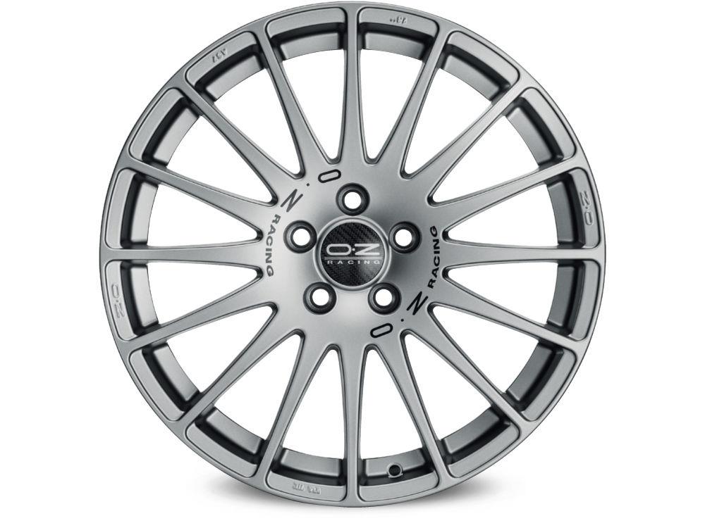 OZ Racing Superturismo GT Grigio Corsa Black Lettering 