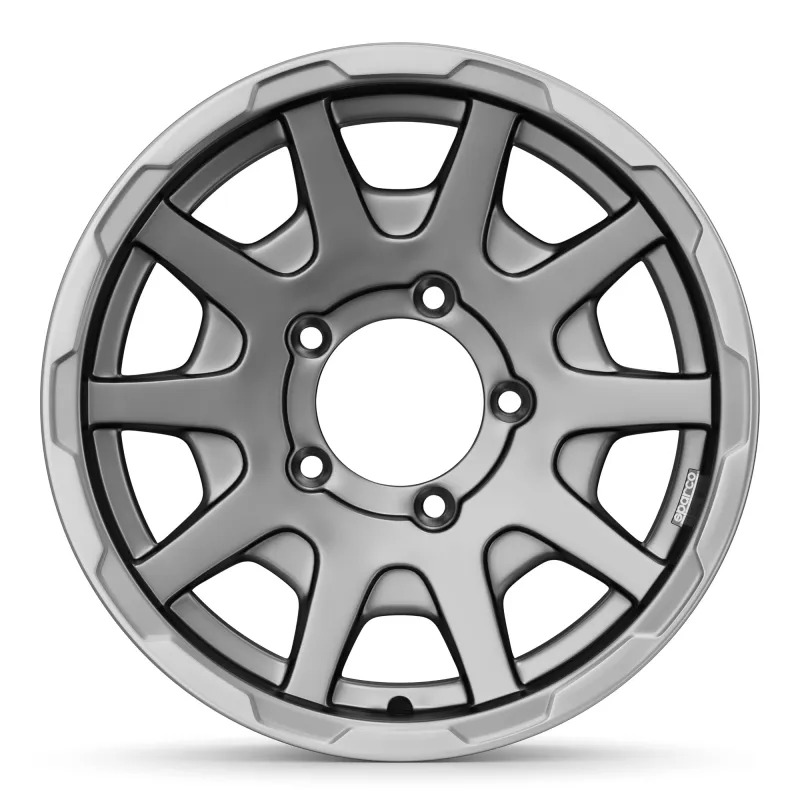 Sparco Dakar Matt Dark Greey Lip Polished NO CAP 
