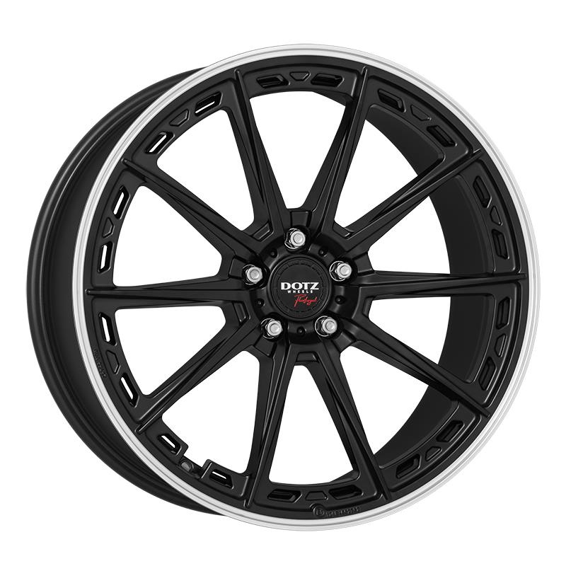 Dotz Sonoma dark Black matt/polished lip 