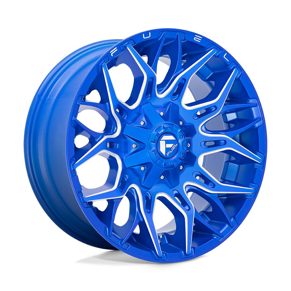 Fuel D770 Twitch Anodized Blue Milled 