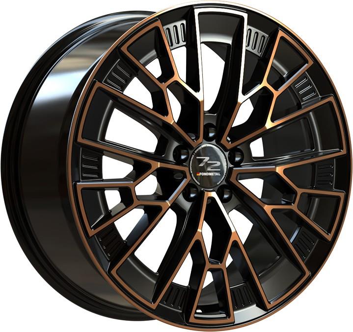 Fondmetal 1972 Black Clearcoat Matt Bronze Machined 
