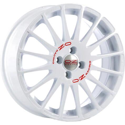 OZ Racing Superturismo WRC Race White Red Lettering 