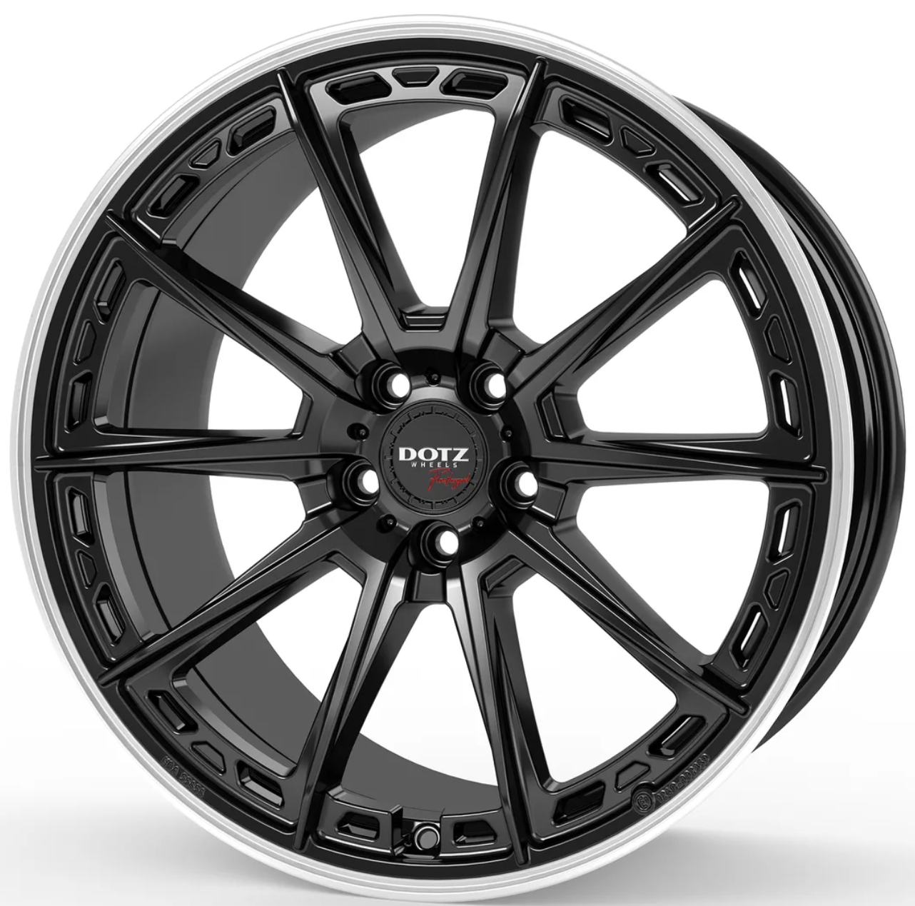 Dotz Sonoma dark Black matt/polished lip 