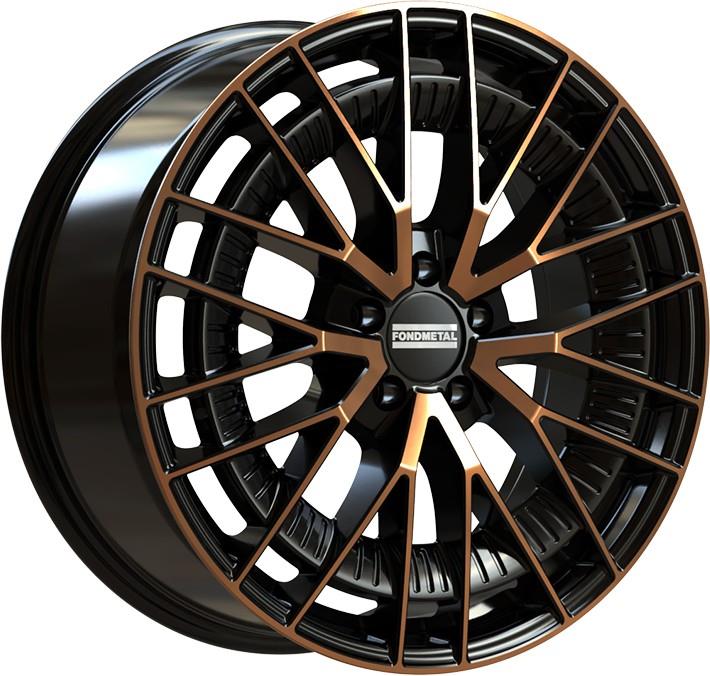 Fondmetal Kari Black Clearcoat Matt Bronze Machined 