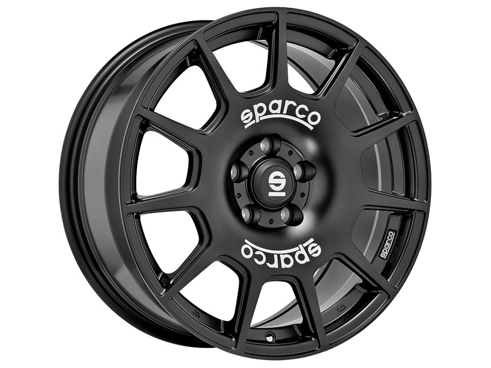 Sparco Terra Matt Black White Lettering 