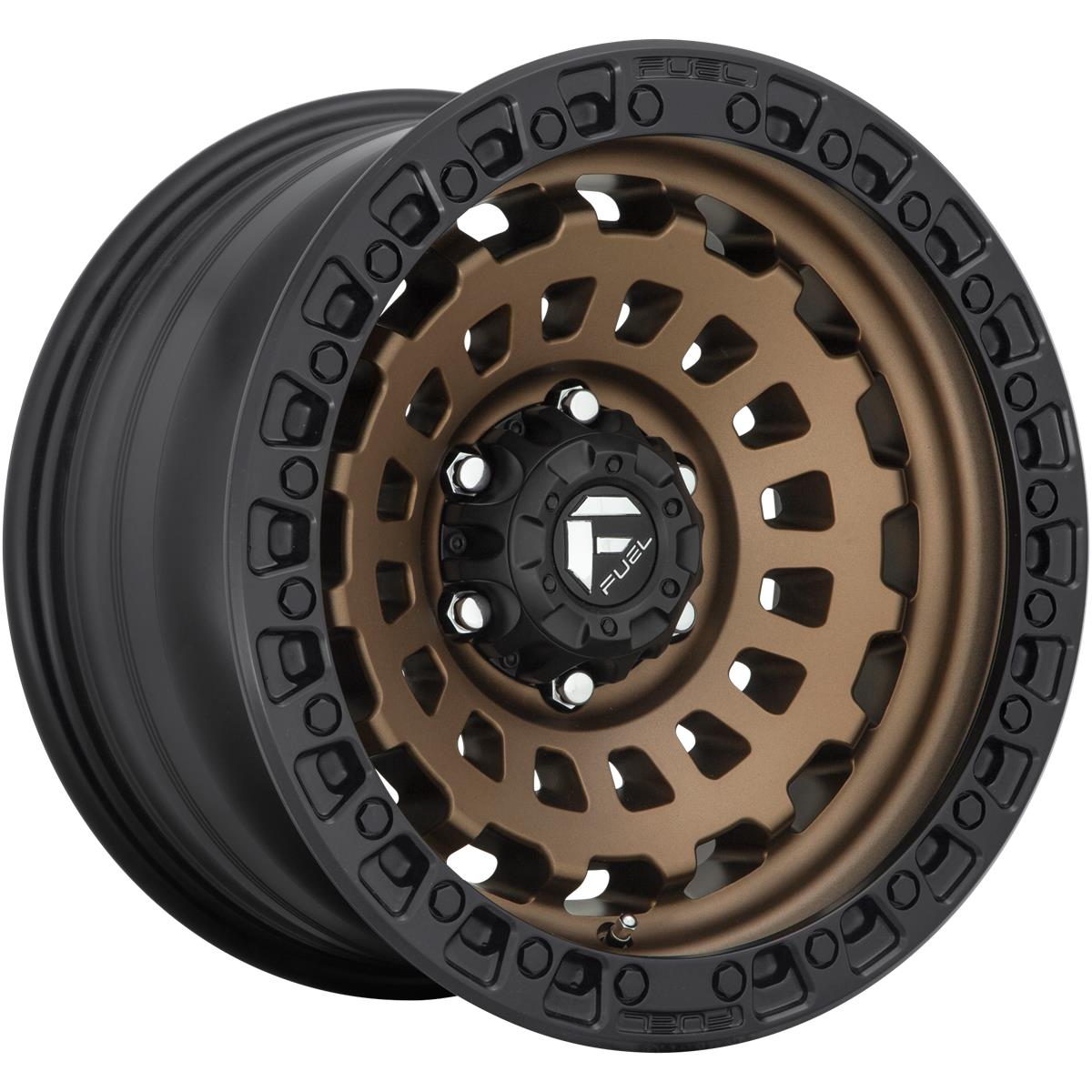 Fuel D634 Zephyr Matte Bronze Black Bead Ring 
