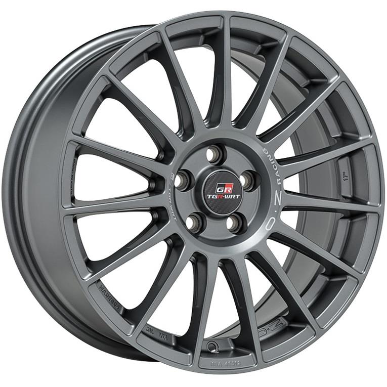 OZ Racing Superturismo TGR-WRT Matt Graphite + Silver Lettering 