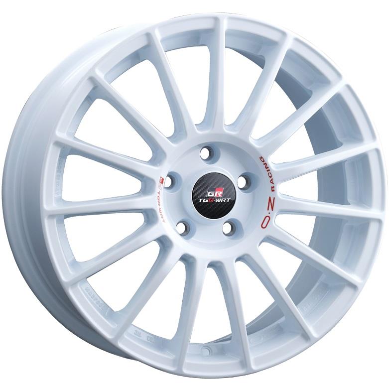 OZ Racing Superturismo TGR-WRT Race White + Red Lettering 