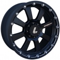 LENSO INTIMIDATOR 8 MATT BLACK/ CHAMPHER EDGE
