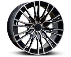 FP3330 MER (NOT OE) (Front + Rear only) Black Machined Face (BMF)
