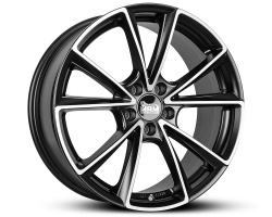 MAM A5 (max load:690kg) Germany TÜV certified MATT BLACK FRONT POLISH