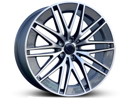 M028 H3448F (Front + Rear only) GUNMETAL MACHINED FACE