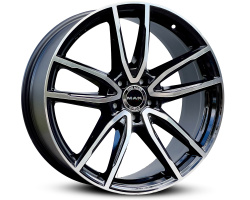 MAK Evo-D (Max Load 1020 kg) (Long Bolt) sphere R14 Made in Italy Gloss Black Mirror