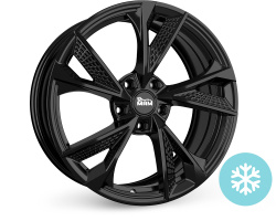 MAM RS6 (Max Load: 720kg) Germany TÜV certified BLACK PAINTED 
