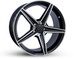 8376 Gloss Black Machined Face (BMF)