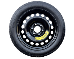 SPARE Wheel Steel 155/70 R17 110M Continental scontact 