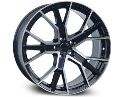 A006 H3139F BLACK MACHINED FACE MB