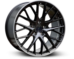 FP879 PORCH (NOT OE) (Front + Rear only) (Max Load: 1000 kg) Black Machined LIP
