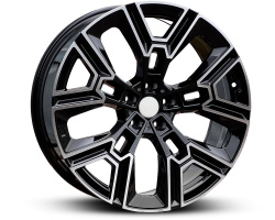 FF539 BMW (NOT OE) (Front + Rear only) Black Machined Face (BMF)