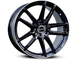 MAK Evo-D (Max Load 1020 kg) (Long Bolt) sphere R14 Made in Italy Gloss Black Mirror Ring