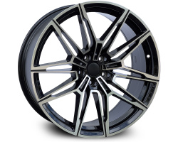 B029 (Front + Rear only) BH2009 PRL5059 BLACK MACHINED FACE